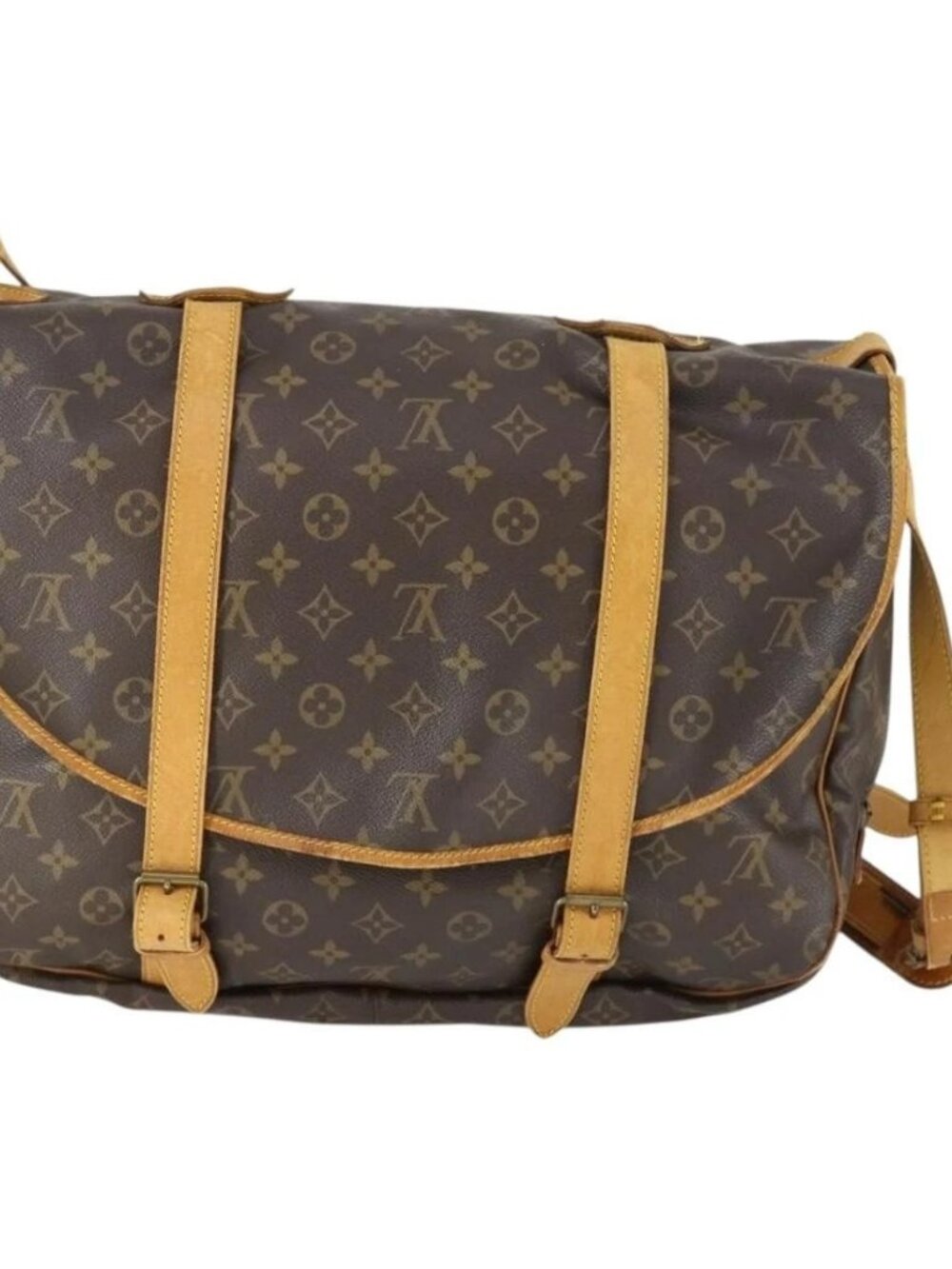 LOUIS VUITTON Monogram Saumur 43 Shoulder Bag M42252 LV Auth 163436 - Picture 2 of 16